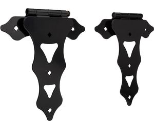 National Hardware 10 in. Black Ornamental T-Hingeimage
