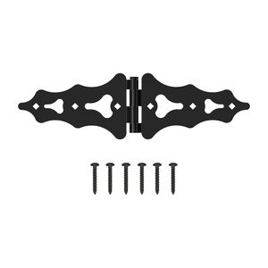 National Hardware 6 in. Black Ornamental S-Hingeimage