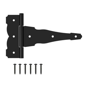 National Hardware 10 in. Black Decorative T-Hingeimage