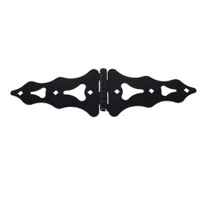 National Hardware 10 in. Black Ornamental Steel Strap Hingeimage