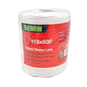 Baron #18 x 800 ft. White Twisted Mason Lineimage
