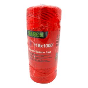 Baron Mfg #18 x 1,000 ft. Orange Twisted Mason Lineimage