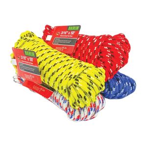 Baron Mfg 3/16 in. x 50 ft. Diamond Braid Polypropylene Ropeimage