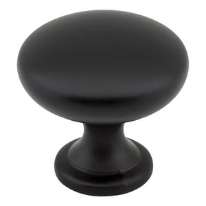 Hardware Resources 1-3/16 in. Matte Black Cabinet Knob, 10-Packimage