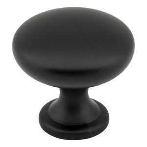 Hardware Resources 1-3/16 in. Matte Black Cabinet Knob, 4-Packimage