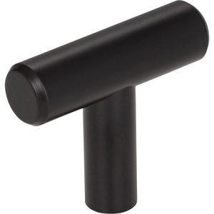 Hardware Resources 7/16 in. Matte Black Bar Cabinet Knobimage