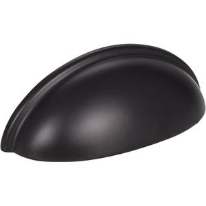 Hardware Resources 3-11/16 in. Matte Black Cabinet Cup Pullimage