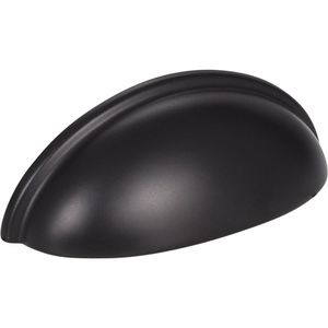 Hardware Resources 3-11/16 in. Matte Black Cup Pullimage