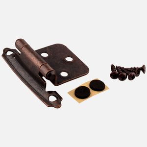 Hardware Resources Oil-Rubbed Bronze Self-Closing Overlay Hingeimage
