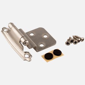 Hardware Resources 3/8 in. Inset Self-Closing Satin Nickel Hingeimage