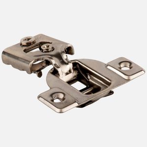 Hardware Resources 1/2 in. Polished Nickel Compact Overlay Hingeimage