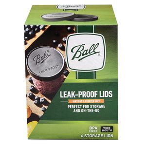 Ball Wide Mouth Gray Jar Storage Lidsimage