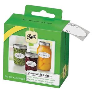 Ball 60-Piece Dissolvable Canning Labelsimage