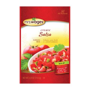 Mrs. Wages 4 oz. Mild Salsa Tomato Miximage