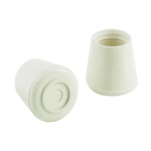 Shepherd 1-1/8 in. Off-White Rubber Furniture Leg Tipimage