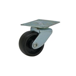 Shepherd 1-1/4 in. Black Plate Mount Swivel Casterimage