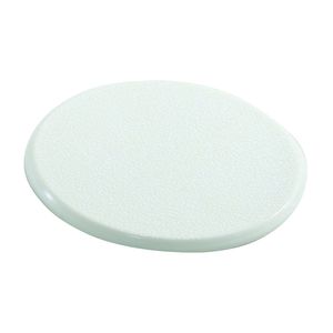 Shepherd 3-1/4 in. White Round Wall Doorstopimage