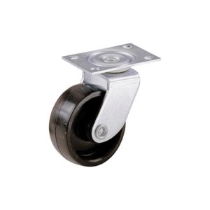 Shepherd 1-5/8 in. Black Plate Mount Swivel Casterimage