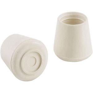 Shepherd 7/8 in. Off-White Rubber Furniture Leg Tipimage