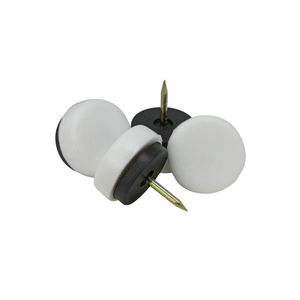 Shepherd 7/8 in. White Plastic Furniture Glideimage