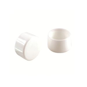 Shepherd 1-1/4 in. White Plastic Furniture Leg Tipimage