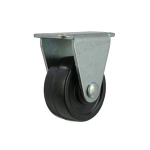 Shepherd 1-1/2 in. Black Plate-Mounted Rigid Casterimage