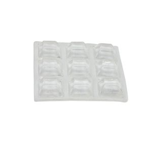 Shepherd 1/2 in. Clear Vinyl Square Bumper Padimage