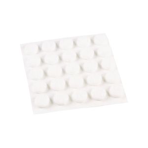 Shepherd 3/8 in. White Round Felt Furniture Padimage
