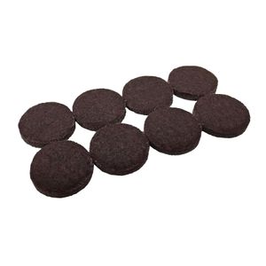 Shepherd 1-1/2 in. Dark Brown Heavy Duty Adhesive Felt Protective Padimage