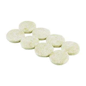 Shepherd 1-1/2 in. Heavy Duty Beige Round Felt Protective Padimage