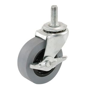 Shepherd 2 in. TPR Stem Swivel Caster with Brakeimage