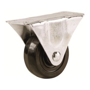 Shepherd 2-1/2 in. Black Rigid Plate Mount Casterimage