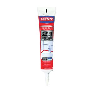 Loctite 5.5 oz. White Tub and Tile Adhesive Caulkimage