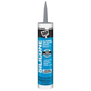 DAP 9.8 oz. Aluminum Silicone Rubber Sealantimage