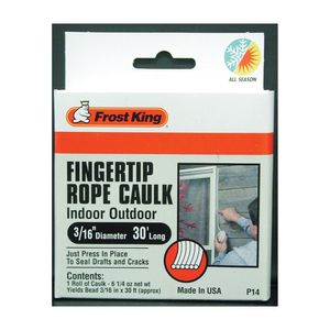 Frost King 30 ft. Gray Fingertip Rope Caulkimage