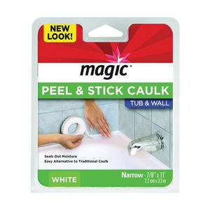 Magic 7/8 in. x 11 ft. Tub and Wall Peel and Stick Caulk Moldingimage