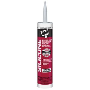 DAP 9.8 oz. Clear Silicone Kitchen and Bath Sealantimage