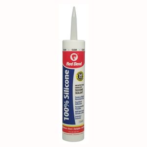Red Devil 9.8 oz. Clear Interior and Exterior Silicone Sealantimage