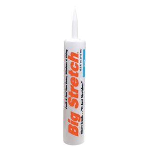 Sashco 10.5 oz. Big Stretch Gray Acrylic Caulkimage