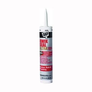 DAP 10.1 oz. White Kwik Seal Ultra Siliconized Kitchen and Bath Sealantimage