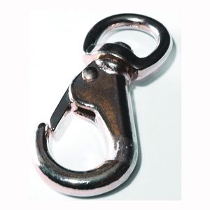 Baron Mfg 1 in. Nickel Round Eye Swivel Quick Snapimage