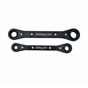 Channellock 2-Piece 4-in-1 SAE 12-Point Ratcheting Wrench Setimage