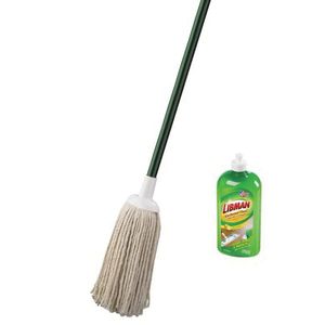 The Libman Company 47-5/8 in. x 6-1/2 in. Cotton Deck Mop with Steel Handleimage