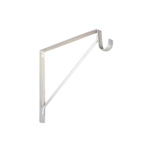 National Hardware White Shelf and Rod Bracketimage