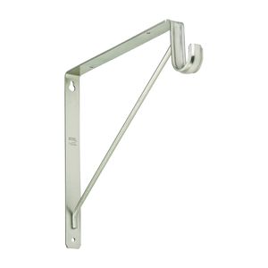 National Hardware Satin Nickel Shelf and Rod Bracketimage