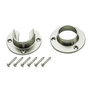 National Hardware Satin Nickel Closet Flange Setimage