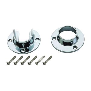 National Hardware V8600 Chrome Closet Flange Setimage