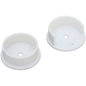 National Hardware 1-3/8 in. White Polypropylene Pole Socket Setimage