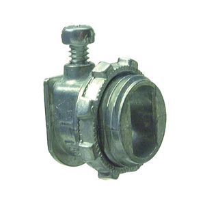 Halex 3/8 in. Zinc Flex Box Connectorimage