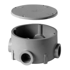 Carlon 1/2 in. - 3/4 in. Round PVC Junction Boximage
